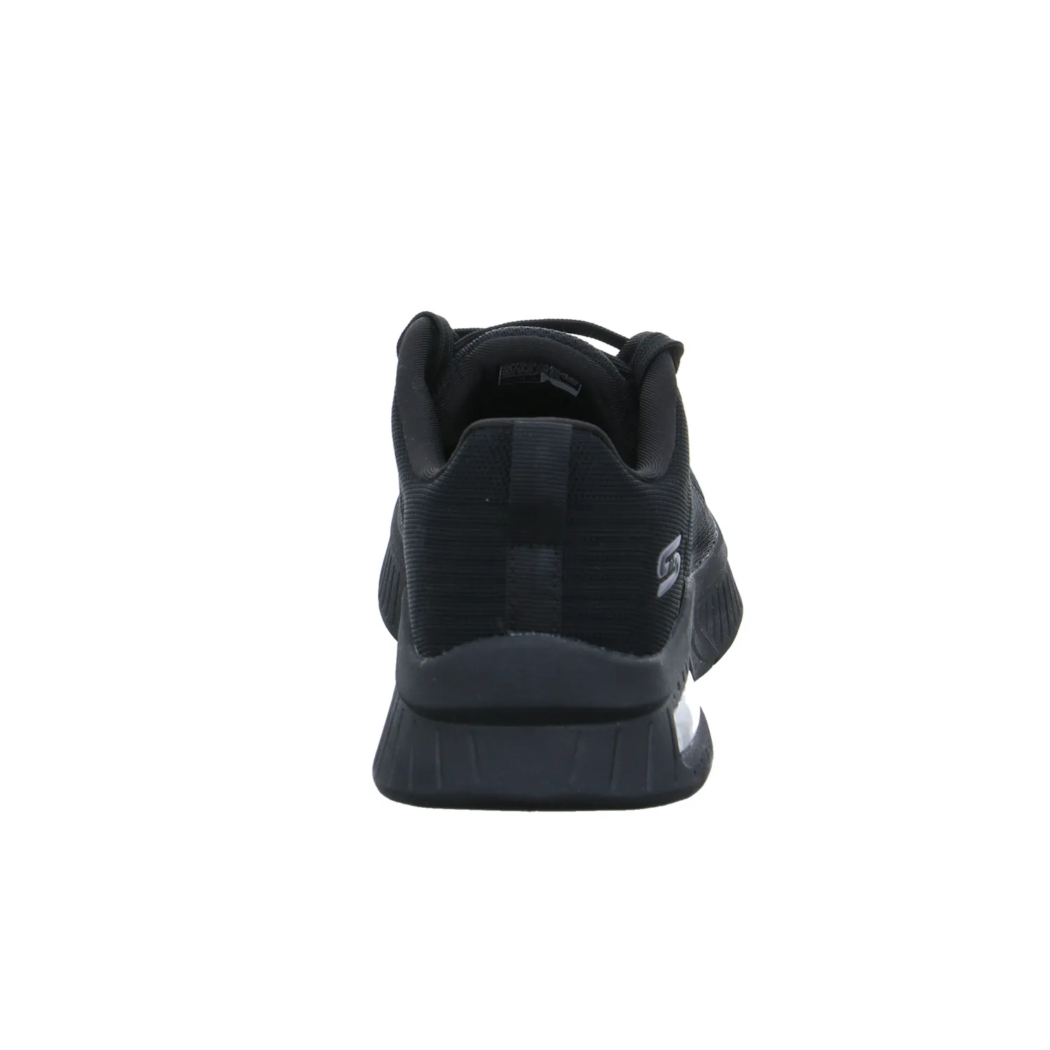SKECHERS Halbschuhe Sneaker Stoff Schwarz Lederimitat