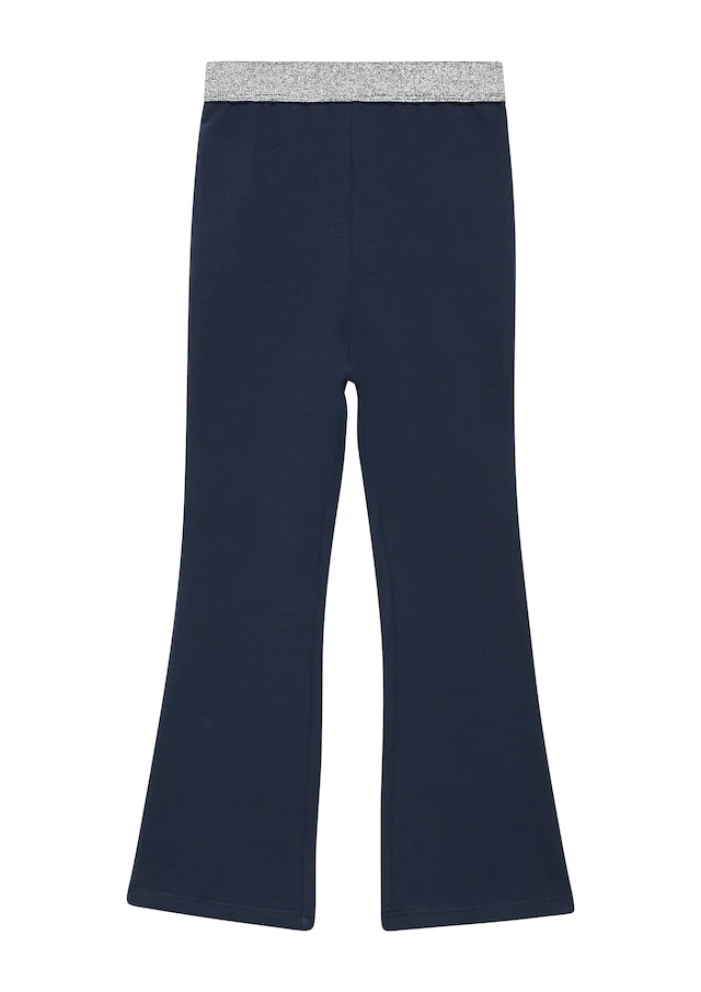 s.Oliver Junior Leggings  mit Glitzerbund und leichtem Schlag
