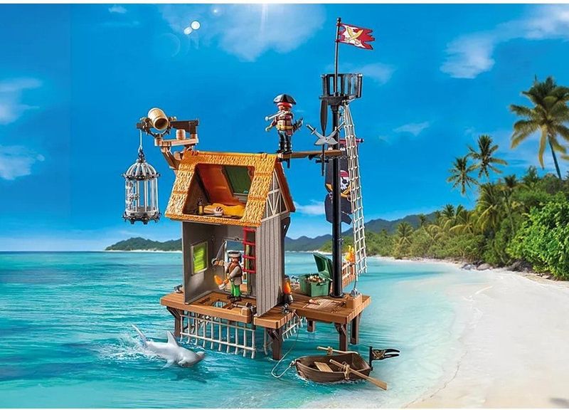 PLAYMOBIL - Piratenhaven - Bouwstenen - Multikleur - Kunststof