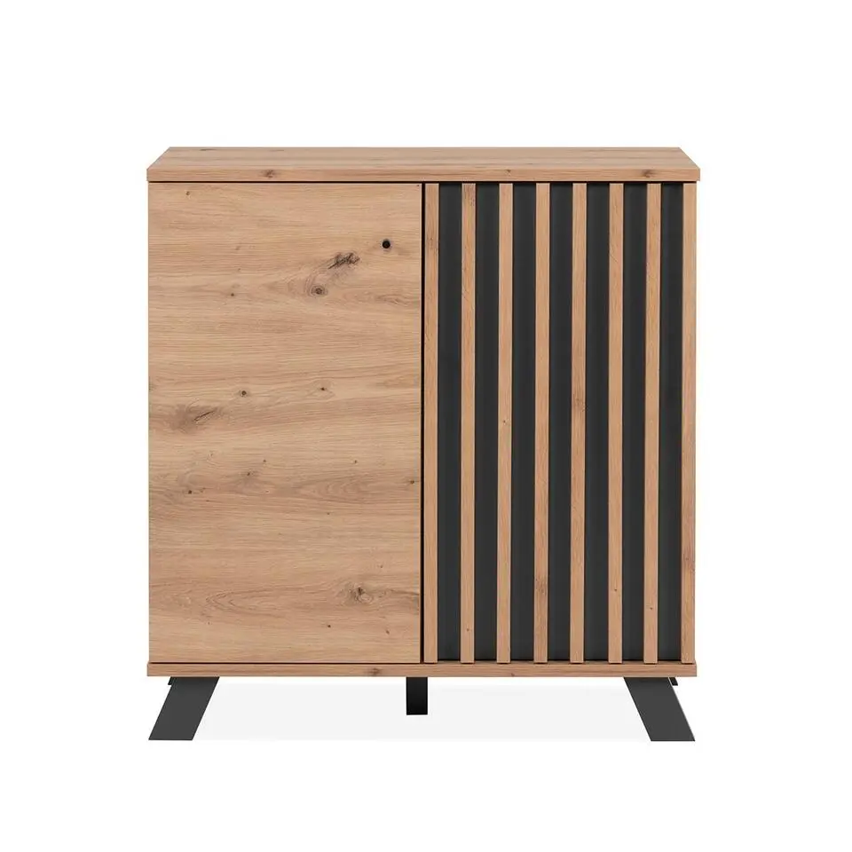CALICOSY - Dressoir LUBLIN - Licht hout - 85x80x40 cm