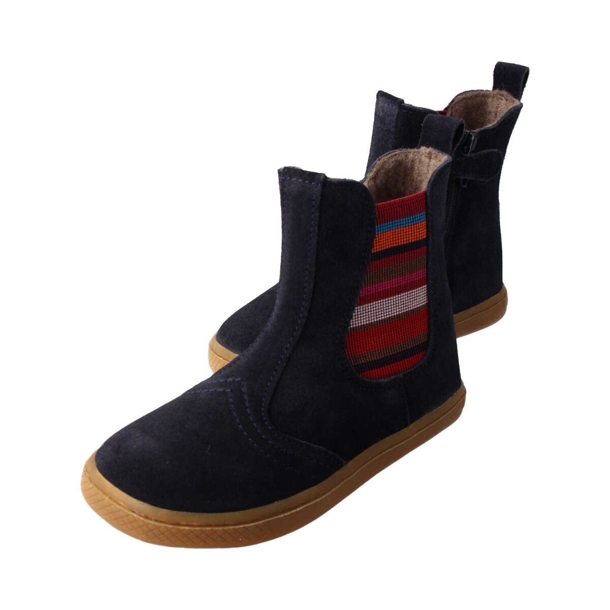 ML4110-F2 navy CHELSEA-CITY velours fleece zipper Weite/M