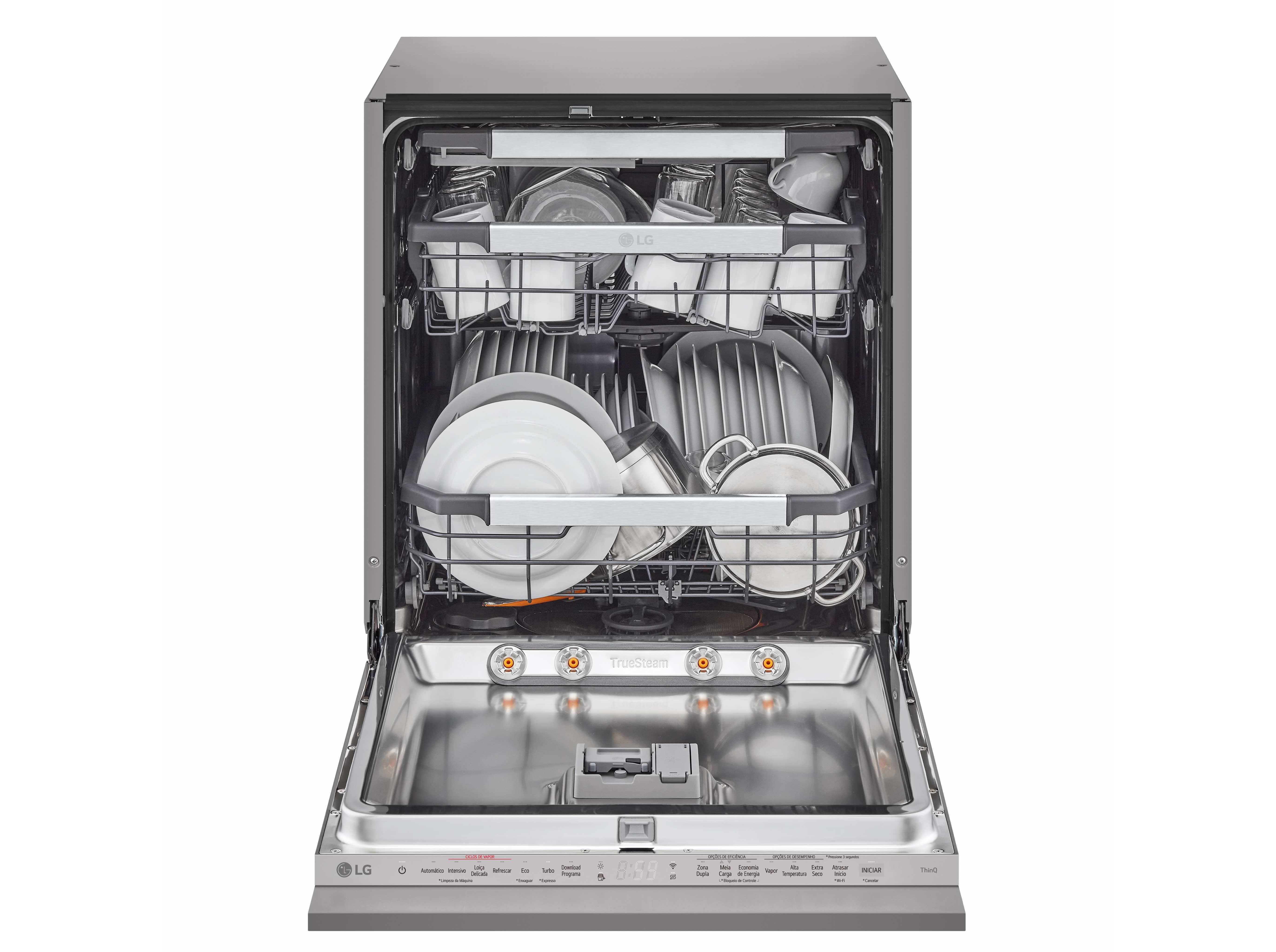 MÁQUINA DE LAVAR LOIÇA DE ENCASTRE LG DB475TXS INOX A 14 CONJUNTOS