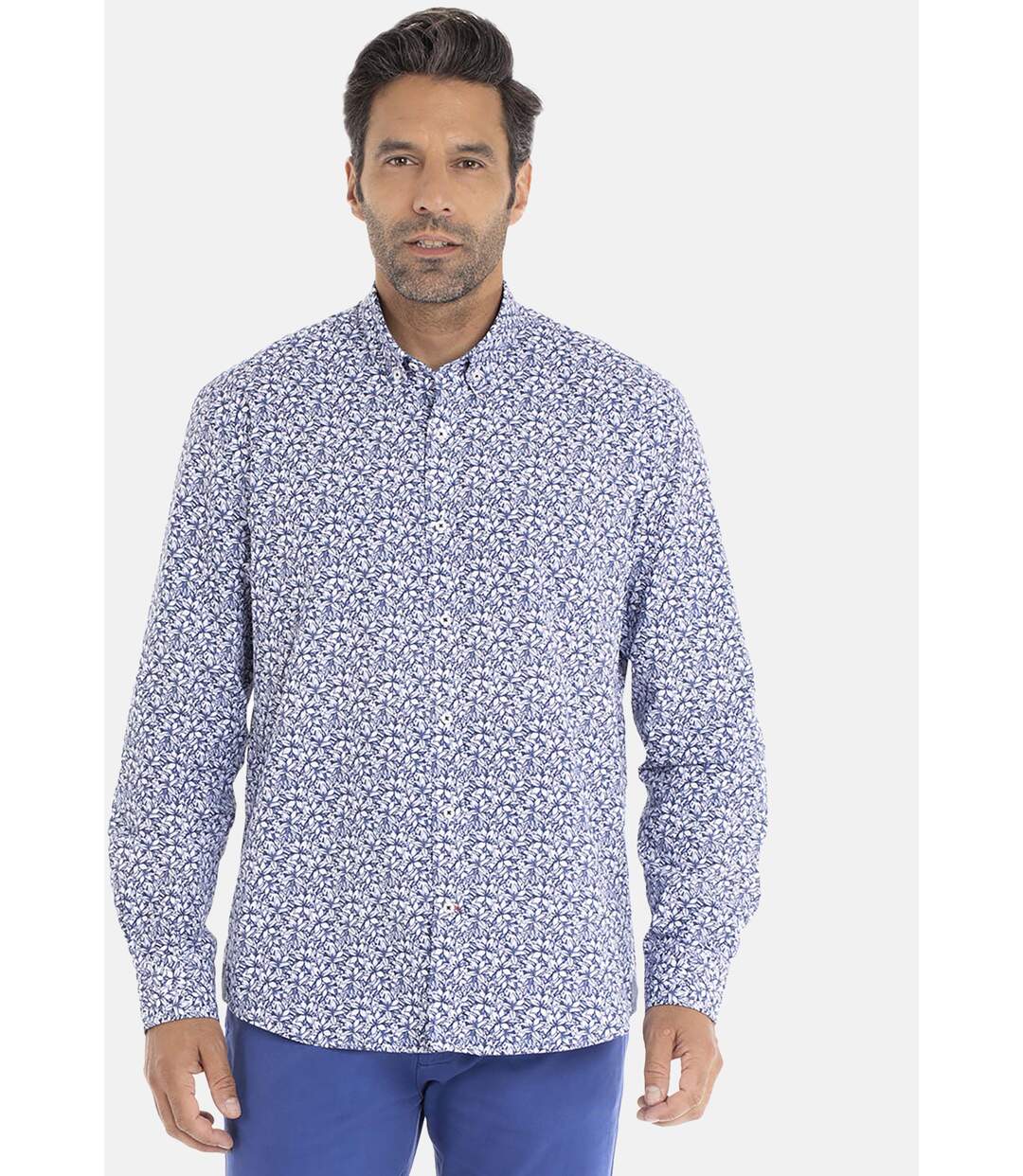 Chemise manches longues col boutonné coton CORTO
