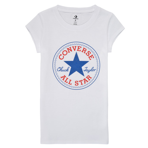 Converse - TIMELESS CHUCK PATCH TEE - Blanc