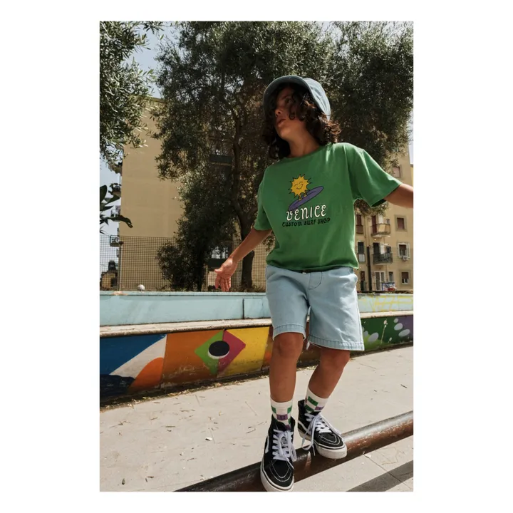Hundred Pieces T-shirt Manches Courte Coton Bio | Vert