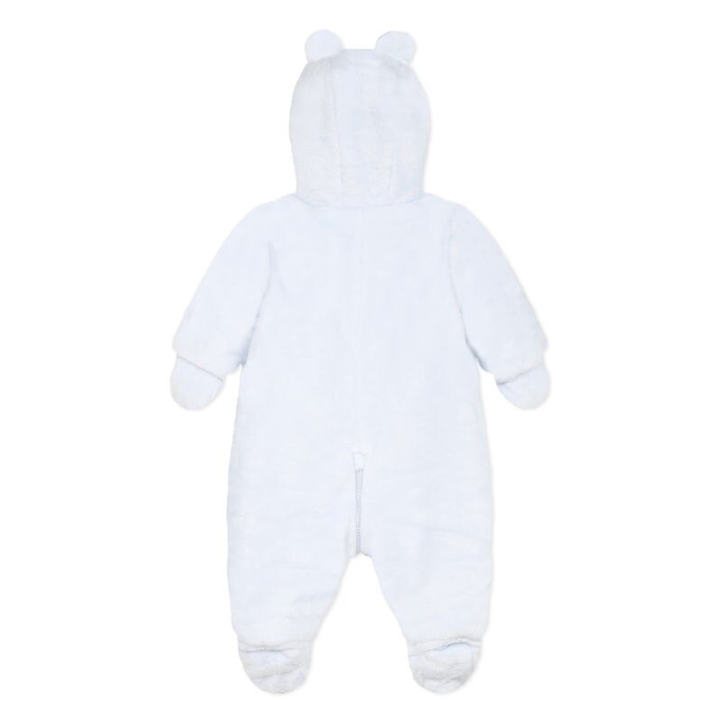 Pilote fausse fourrure bleu ciel naissance Absorba Aucune nuance