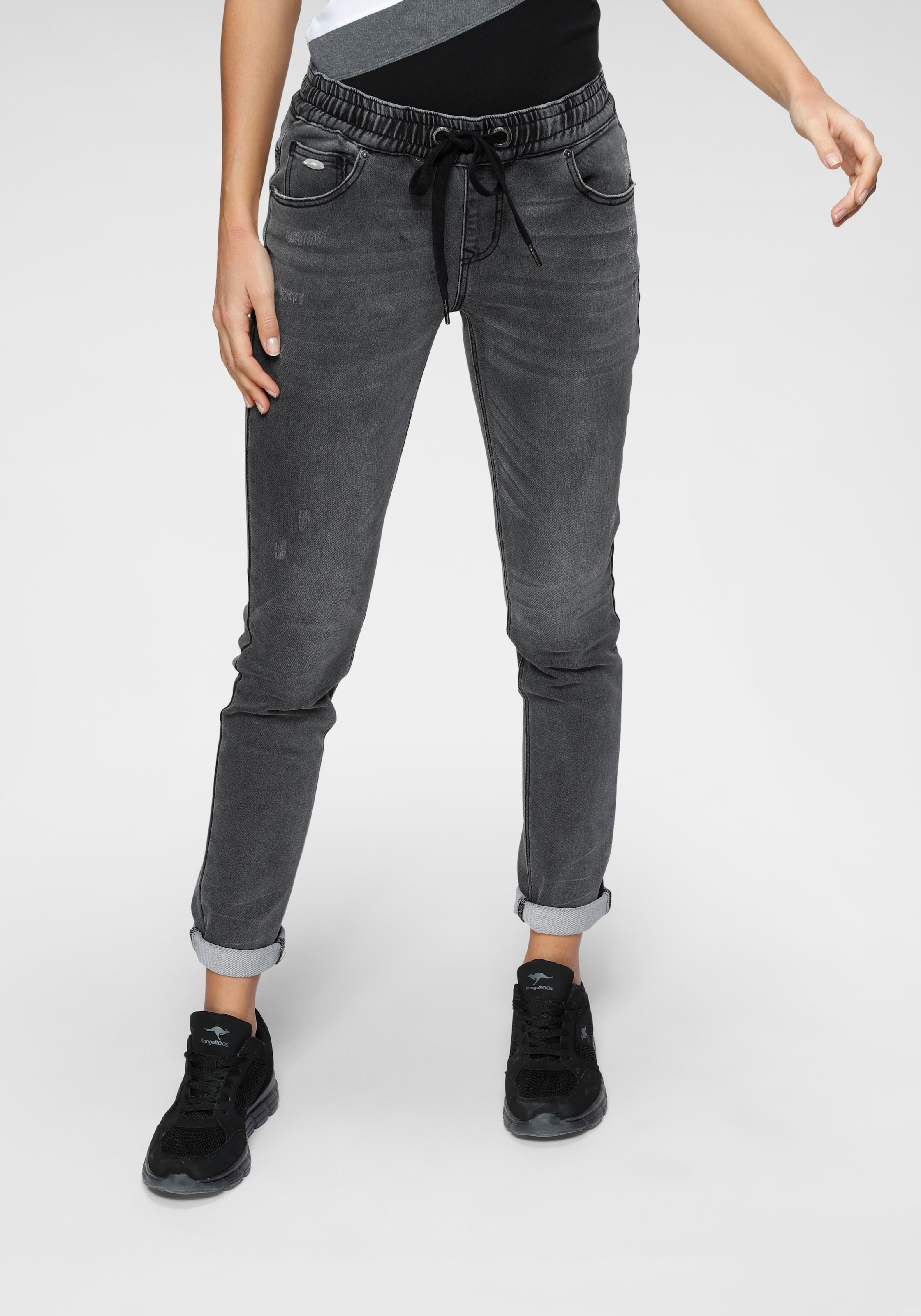 KangaROOS Jogg Pants , entspannte Passform,  weite Beinform