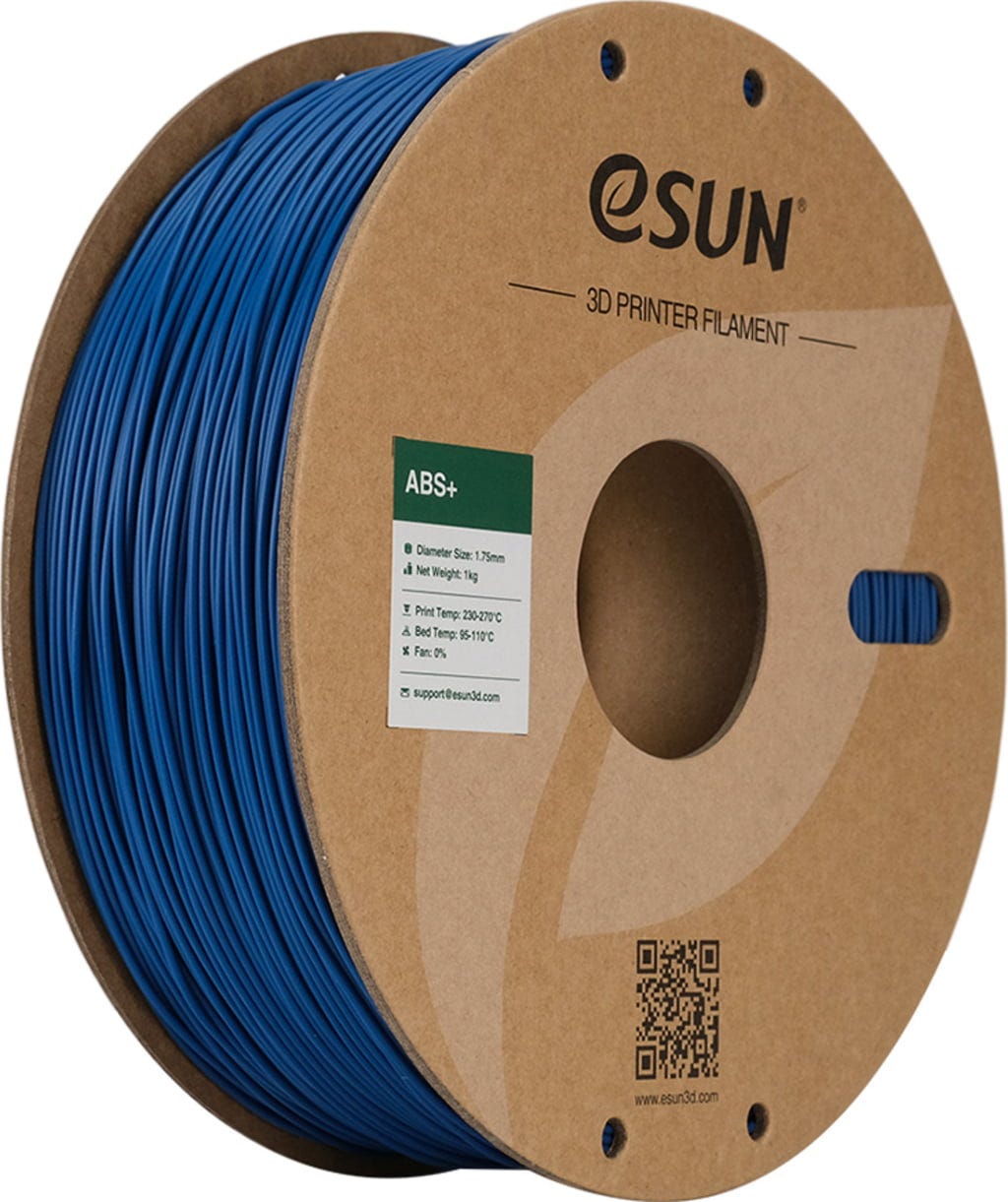 eSUN  ABS+ Blue, 1,75 mm / 1000 g    ABS Filament mit verbesserten mechanischen Eigenschaften