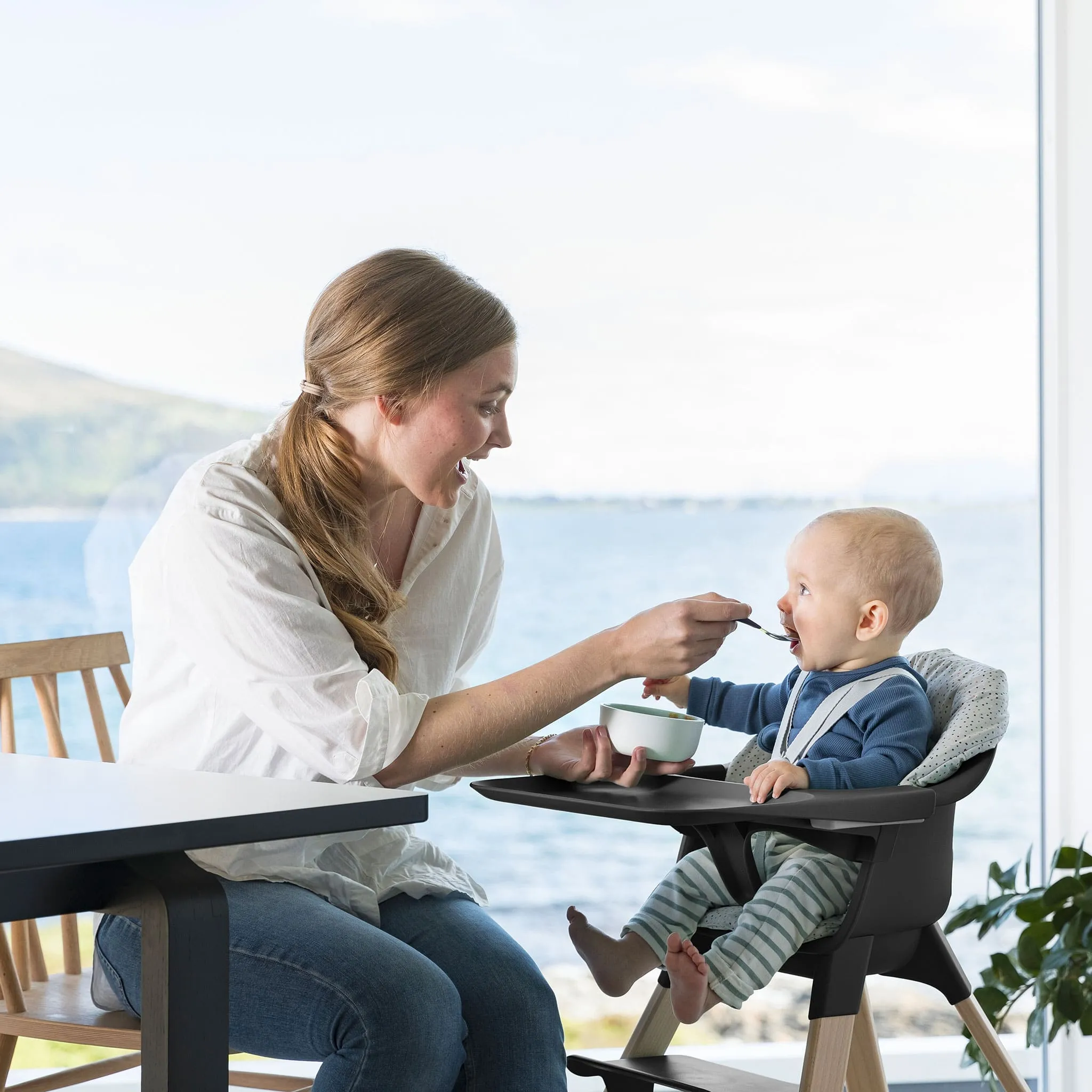 Stokke Chaise Haute Clikk - Noir