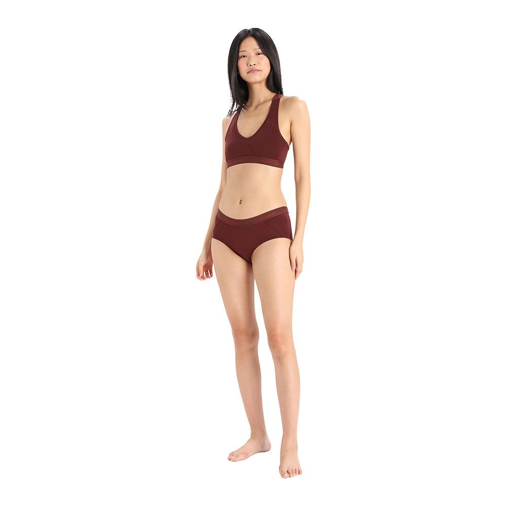 Icebreaker SPRITE - Brassière Femme espresso