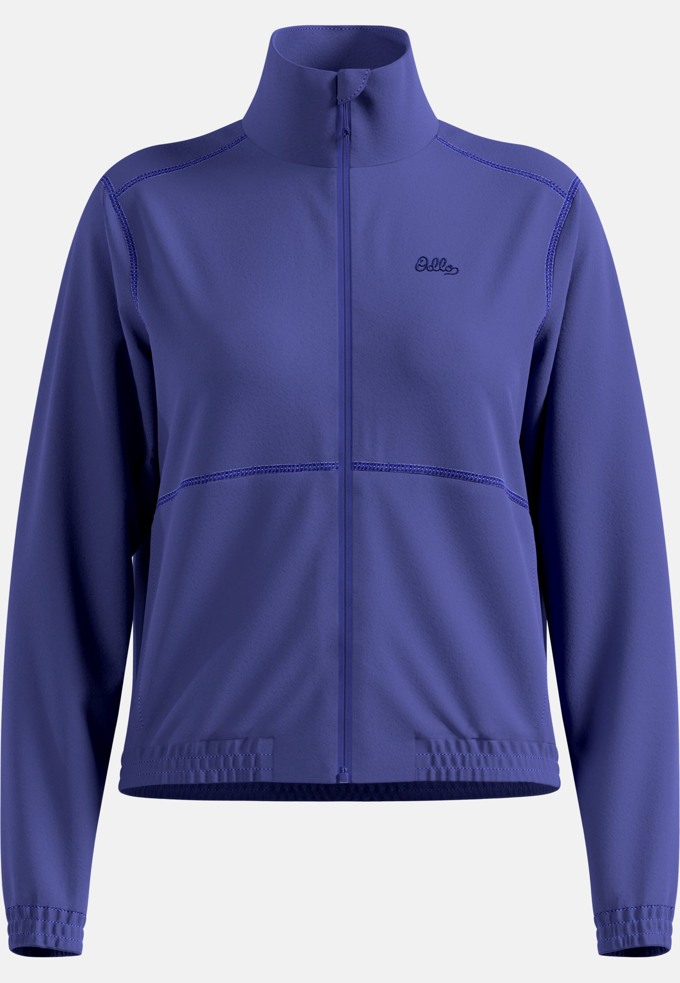 Klassische Essentials Multisport Fleecejacke mit Reissverschluss in Skipper Blue