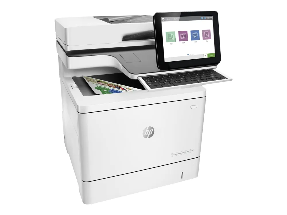 HP LaserJet Enterprise Flow MFP M578c - Multifunktionsprinter - farve - laser - Legal (216 x 356 mm) (original) - A4/Legal (medie) - op til 38 spm (kopiering) - op til 38 spm (udskriver) - 650 ark - 33.6 Kbps - USB 2.0, Gigabit LAN, USB 2.0 vært