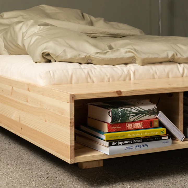 Karup Design - Merge Bett, 160 x 200 cm, Kiefer natur