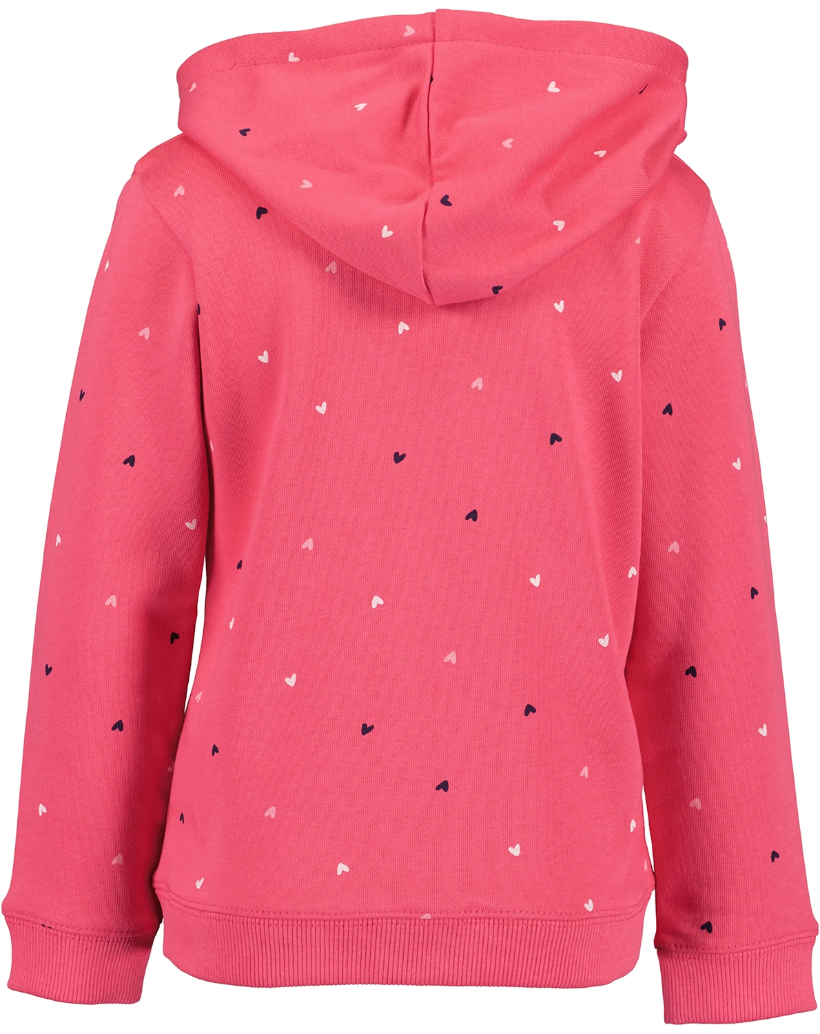 Kapuzen-Sweatjacke SMALL HEARTS in pink