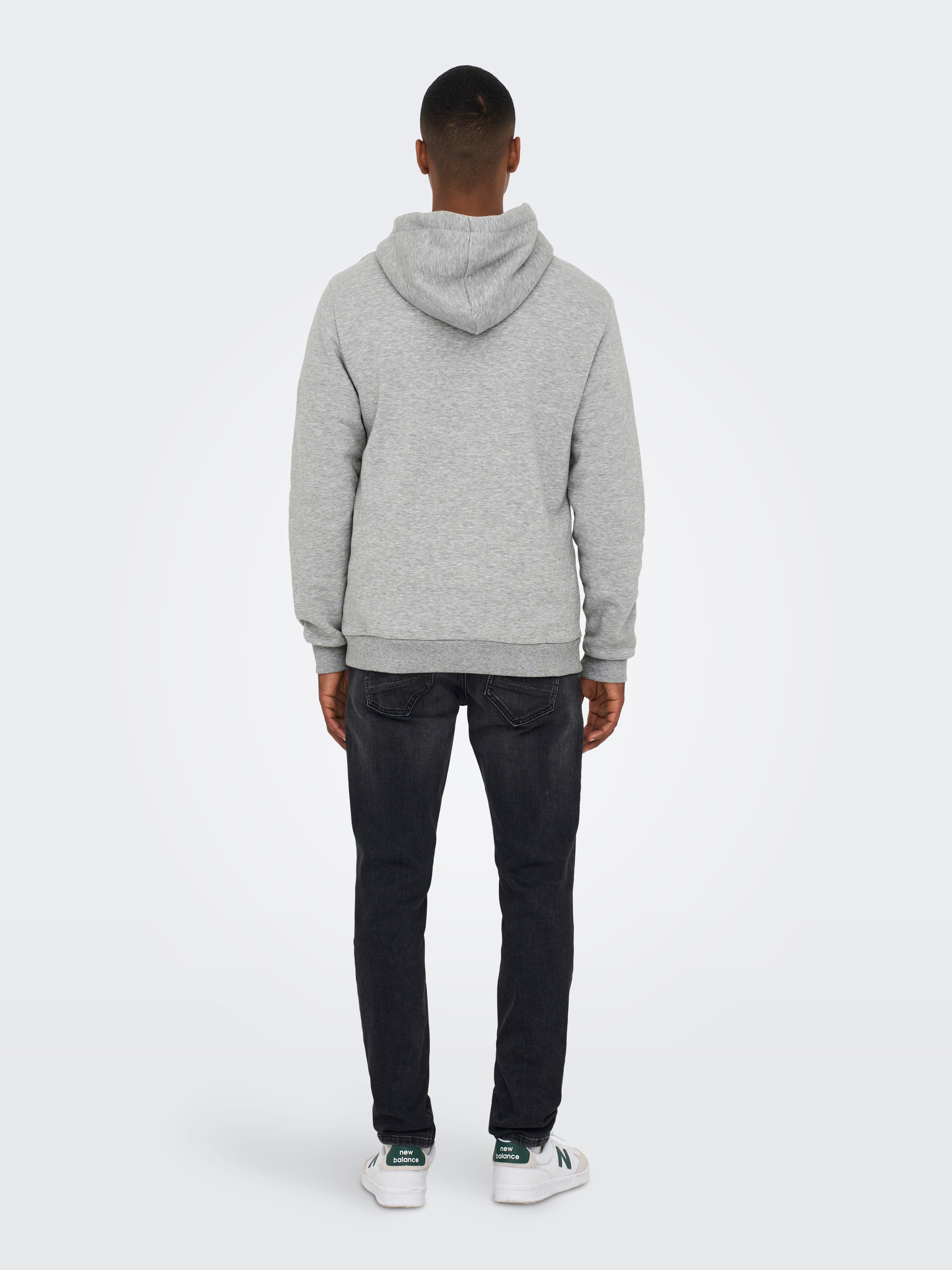 ONSCERES Sweatshirt Light Grey Melange