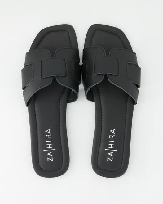 Zahira 13303 Pantoletten in Schwarz