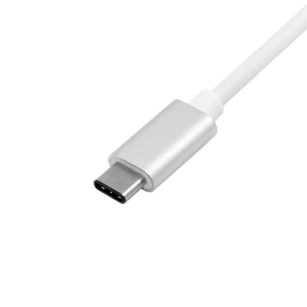 USB C auf HDMI / USB / USB Typ-C Hub Adapter für MacBook / Laptop / PC - Silber