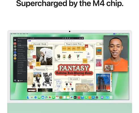 Apple 24-inch iMac - Retina 4,5K display, M4 chip 10-core CPU   10-core GPU, 24GB RAM, 512GB SSD - Green