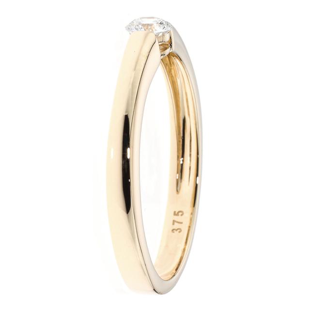 Brillant-Ring, 0,25 ct., SI, Top Wesselton, Gold 375