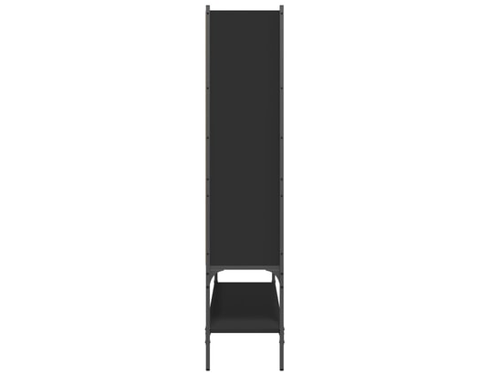 VIDAXL - Bibliothèque noir 102x30x141,5 cm bois d'ingénierie