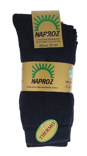 Naproz Thermo Sokken Blauw Maat 39-42 3 Paar 3PR