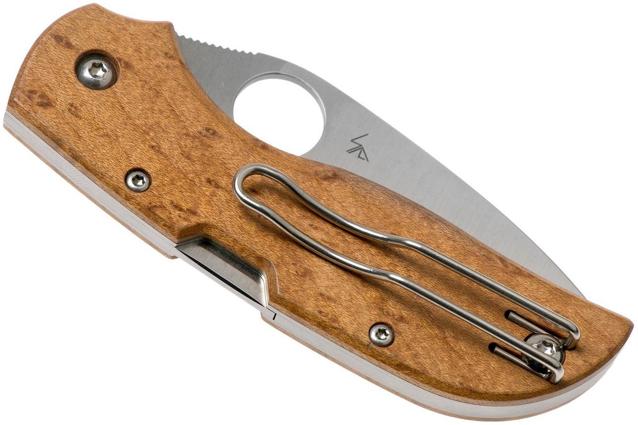 Spyderco Chaparral Birdseye Maple Wood C152WDP zakmes