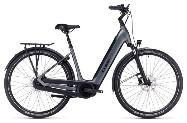 Vélo de Ville Électrique Cube Supreme Hybrid Pro 500 Easy Entry Shimano Nexus 8V 500 Wh 700 mm Gris Flash 2024