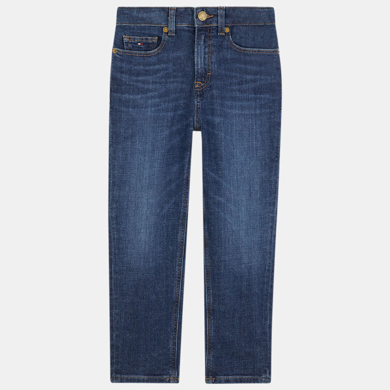 Tommy Hilfiger Jean en Coton stretch ajusté bleu brut