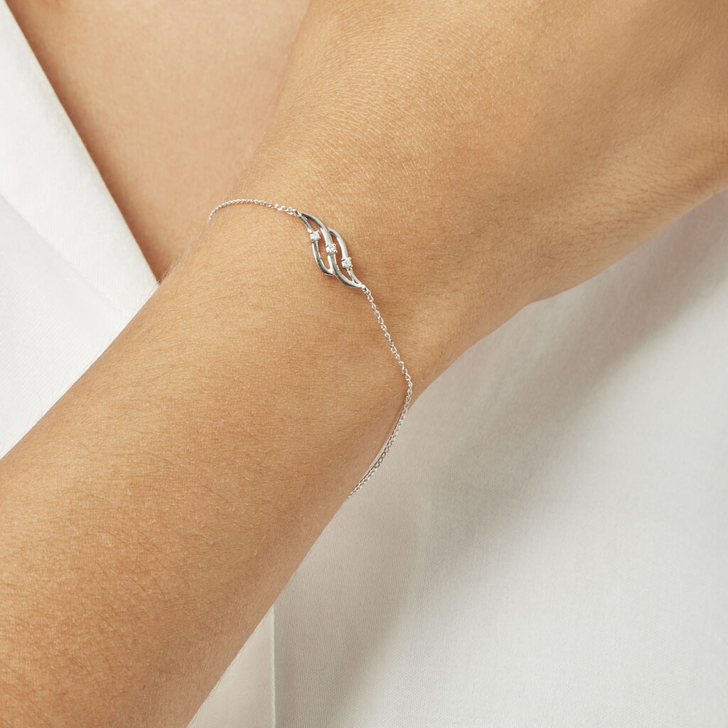 Bracelet Marnie Or Blanc Diamant