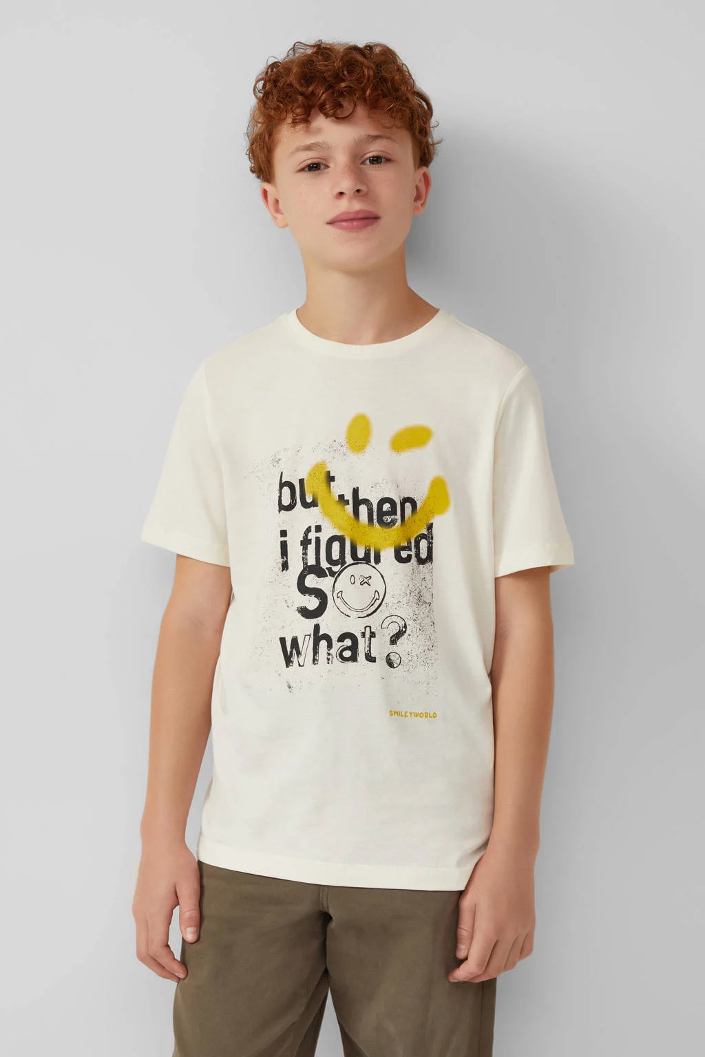 s.Oliver T-shirt lichtgrijs