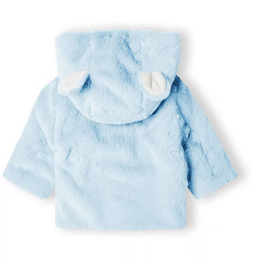 MINOTI Fellimitatjacke Blau