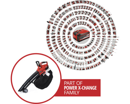 EINHELL Power-X-Change GE-CL 36 LI E accu bladblazer zonder accu en lader (2x18V)