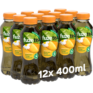 FuzeTea Green Tea Mango Chamomile 12 x 400 ml