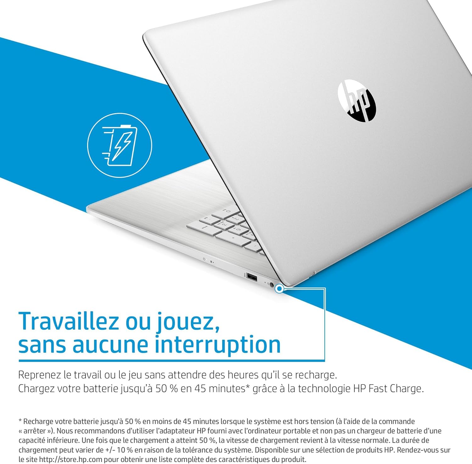 HP 17-cp2003sf Ordinateur Portable 17,3