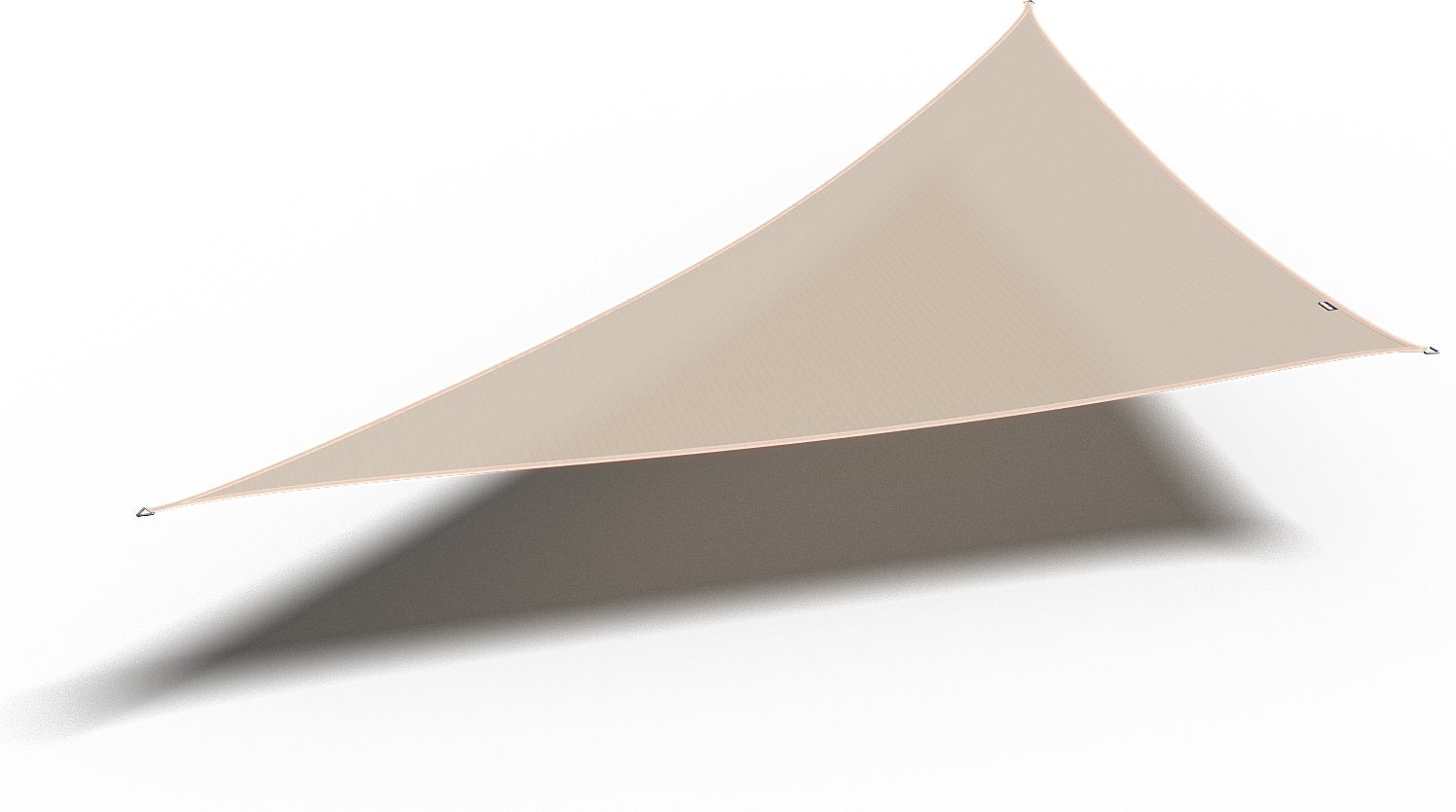 Platinum schaduwdoek driehoek Sun & Shade Coolfit wit 400 x 570 cm
