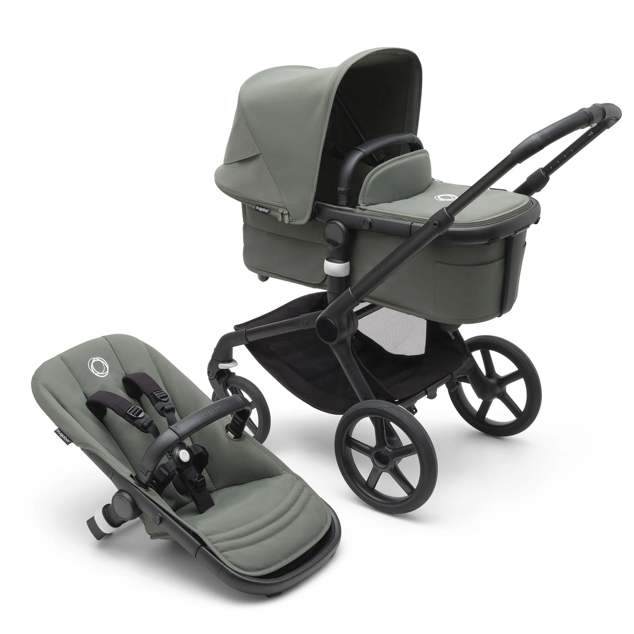Bugaboo Poussette Fox5 - Noir  Forest Vert  Forest Vert