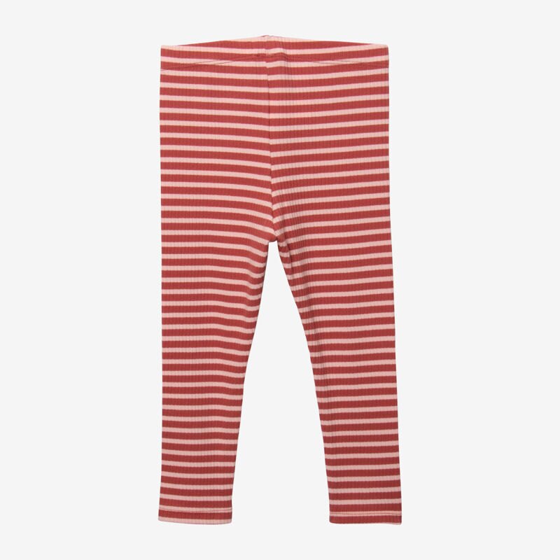 Leggings bébé fille brique rayé rouge Catimini Rouge