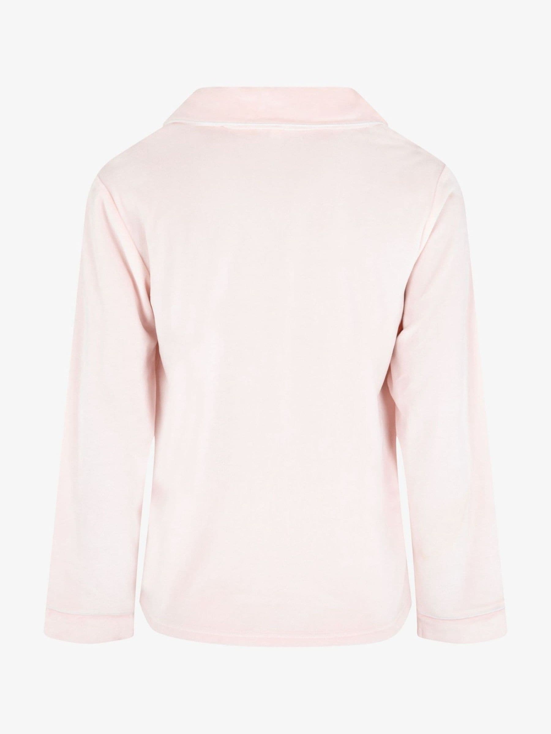 Roze - The Little Tailor luxe kerstpyjama van zacht aanvoelend velours