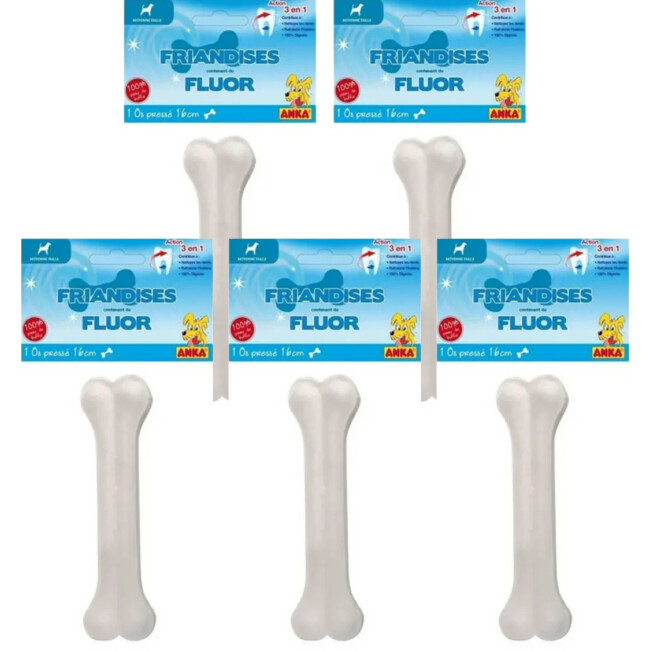 Os à mâcher pressé au fluor Anka