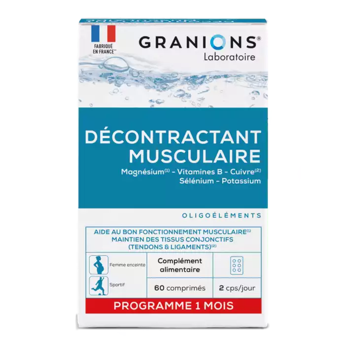 Décontractant Musculaire - 60 Comprimés