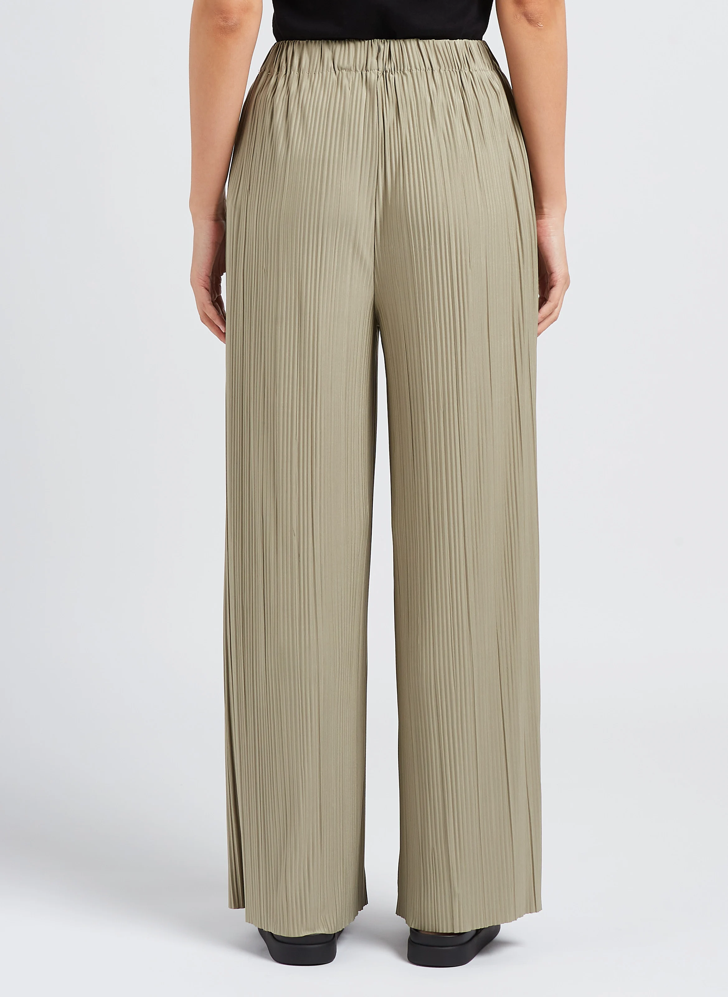 UMA - Pantalon large plissé | Vert