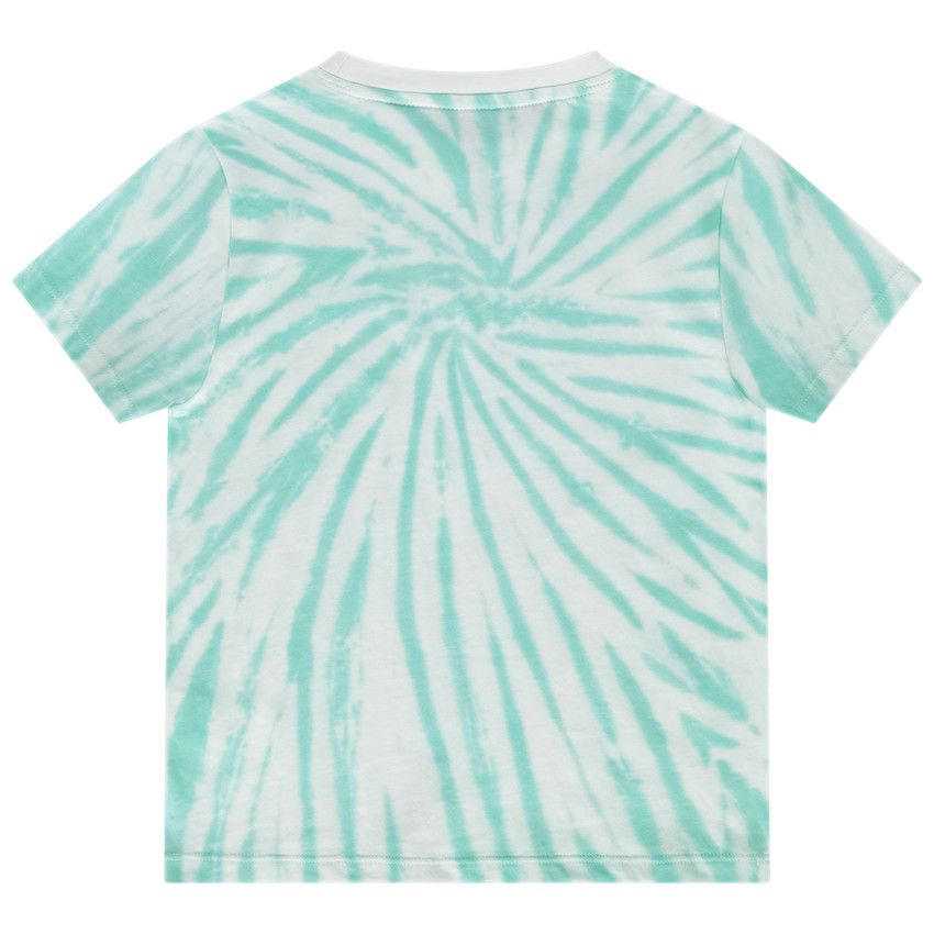 T-shirt manches courtes effet tie & dye pour garçon - Bleu