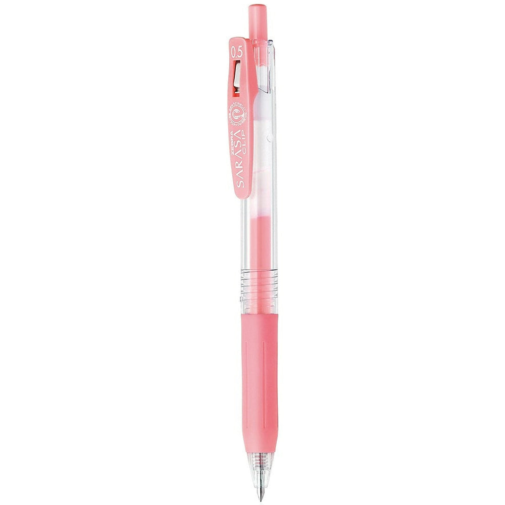 Esferógrafica Clip Tinta Gel 0.5 Sarasa Milk Vermelho