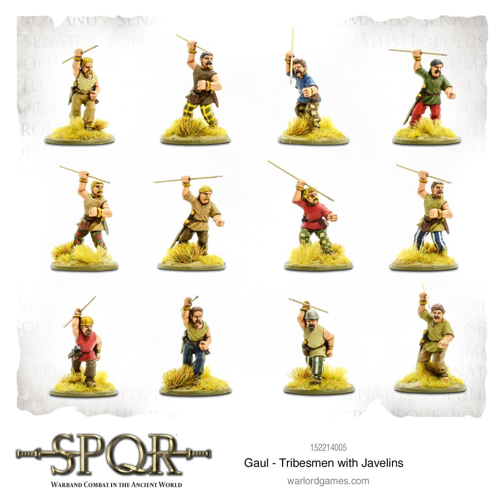 SPQR: Gaul - Tribesmen with Javelins