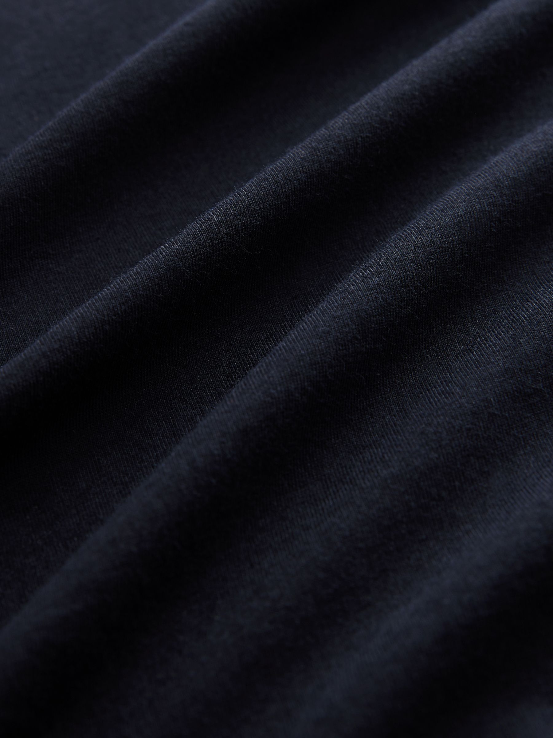 Donkerblauw - Fred Perry - T-shirt met twee contrasterende logo's