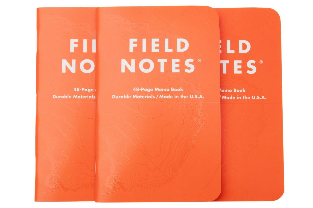 Field Notes Expedition Waterproof Notebooks FNC-17 Dot-Graph 3-Pack, notitieboekjes