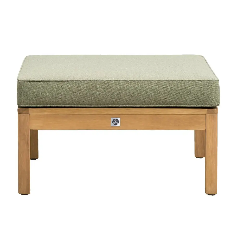 Tafel/hocker Orleans - naturel - 72x72x31 cm