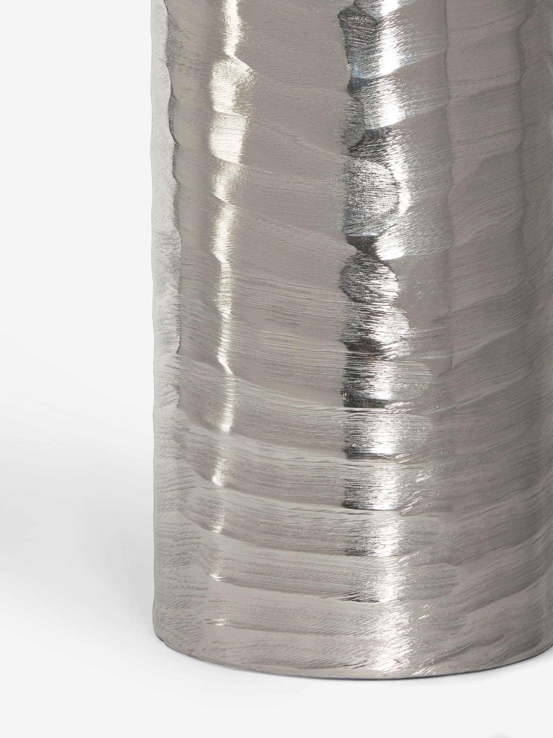 Metal Textured Vase