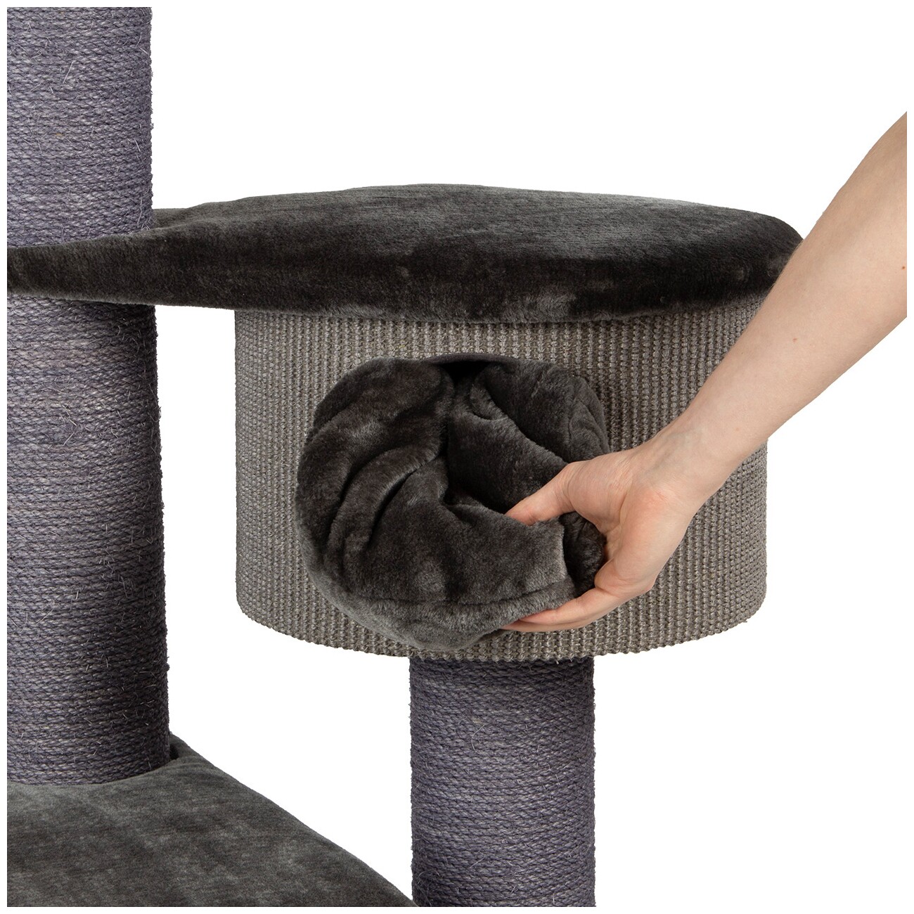 Canadian Cat Company Kratzbaum Coony 130 grau