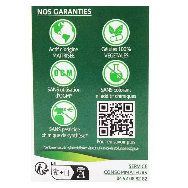 Naturland Levure de Riz Rouge Bio 60 gélules